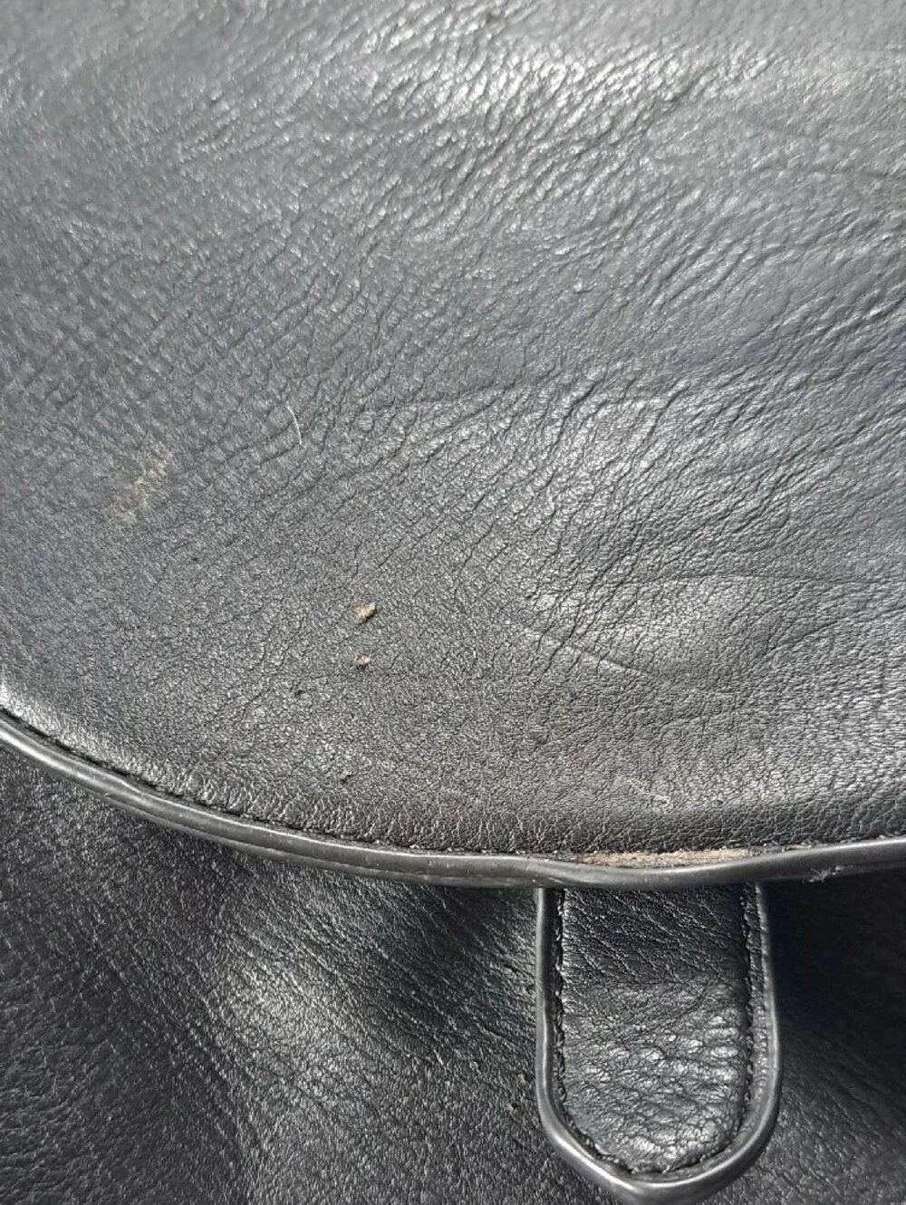 Antik Kraft Black Vegan Leather Convertible Backpack Purse with Gold-Tone Handle